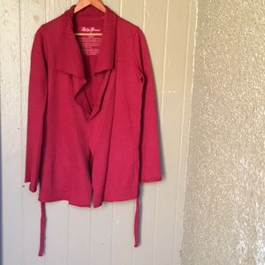 Lucky Brand long cotton cardigan sweater